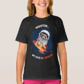 Houston We hebben een PAWblem T-shirt (Voorkant)