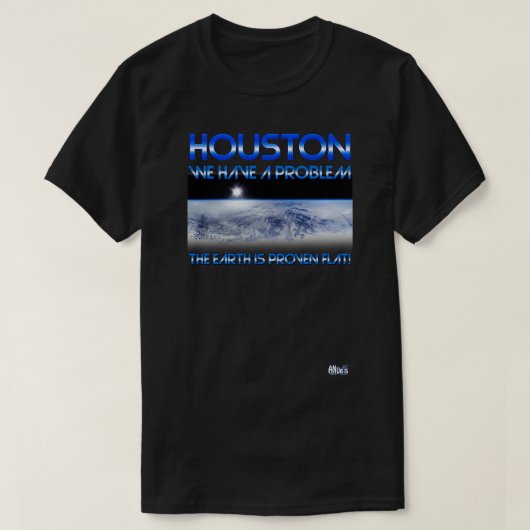 Houston we hebben een probleem 2 t-shirt (Design voorkant)