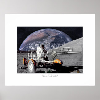 Houston We vonden hem Poster