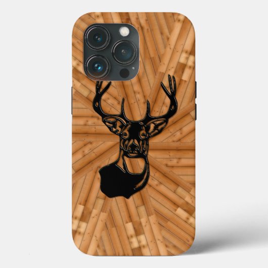 Hout - 3D White Tail Buck Deer Case-Mate iPhone Case (Achterkant)
