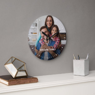 Hout Aangepaste familienaam Boerderij Grote klok