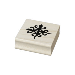 Hout Adinkra kunststempel - Unity Rubberstempel