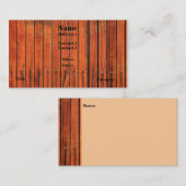 Hout Afbeelding Visitekaartje (Voorkant / Achterkant)