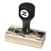 Hout Art Stamp Mt Tamalpais Rubberstempel (Stempel)