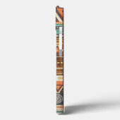 Hout Aztec iPhone 6 Hoesje iPhone 6 plus iPhone 5  (Achterkant / Links)