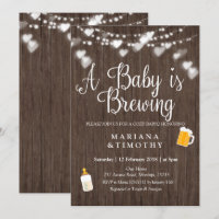 HOUT Baby breekt Baby shower uit