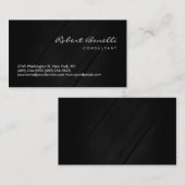 Hout Background Modern Grey Black Visitekaartje (Voorkant / Achterkant)