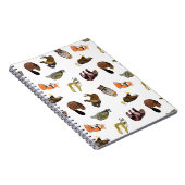 Hout Badge Critter Toss Notebook Notitieboek (Rechterzijde)