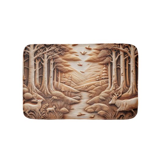 Hout Badmat (Voorkant)