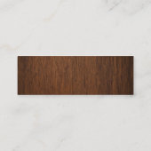 Hout Blue Calling Card Contactkaartje (Achterkant)