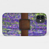  hout, bruin leder, kijk 5 Case-Mate iPhone case (Achterkant (horizontaal))