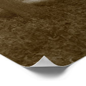 Hout, Bute Park Cardiff - Sepia toned BW Poster (Hoek)