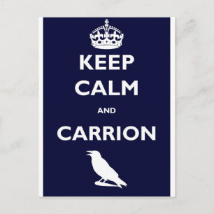 HOUT-CALM-AND-CARRION BRIEFKAART