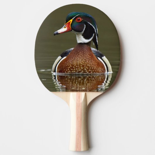 Hout Duck on Water Tafeltennisbatje (Voorkant)