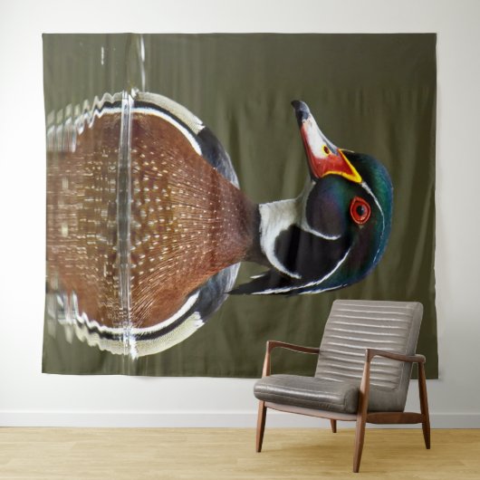 Hout Duck on Water Wandkleed (In Situ (horizontaal))