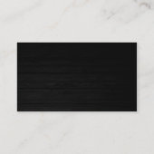 Hout-effect Grijs Modern Consultant Visitekaartje (Achterkant)