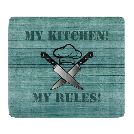 Hout-effect Kitchen Snijplank (Voorkant)