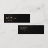 Hout-effect Slim Beige Gray Trendy Visitekaartje (Voorkant / Achterkant)