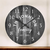 Hout Eigen familienaam Rustic Farmhouse