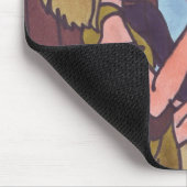 Hout Elf met eekhoorn Muismat (Hoek)