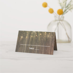 Hout en Bruiloft Lichten Rustiek Land
