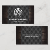 Hout en Button | Logo Beauty Visitekaartje (Voorkant / Achterkant)