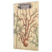 Hout en klein koraal klembord (Links)