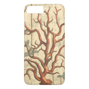 Hout en Kleine Koraal iPhone 8 Plus / 7 Plus Hoesje