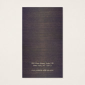 Hout- en lederschildpaddenstoelen visitekaartje (Achterkant)