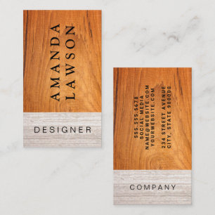 Hout en Marmer Visitekaartje