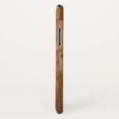 Hout en metaal Monogram Aangepast personaliseren Case-Mate iPhone Case (Achterkant / rechts)