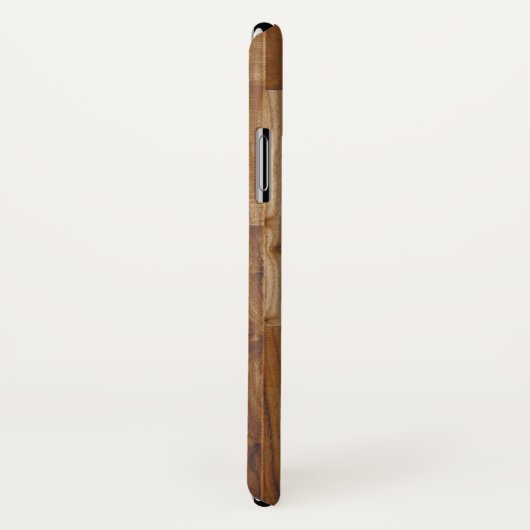 Hout en metaal Monogram Aangepast personaliseren Case-Mate iPhone Case (Achterkant / rechts)