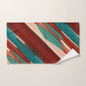 Hout en turkoois bad handdoek (Handdoek)