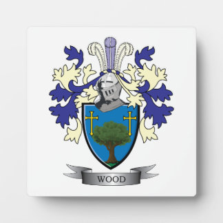 Hout Familie Crest Coat of Arms Fotoplaat