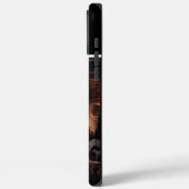 Hout gesneden eland plaque Case-Mate iPhone case (Achterkant / Links)