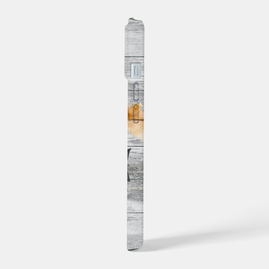 Hout Gevist meervisser iPhone 15 Hoesje (Linkerkant)