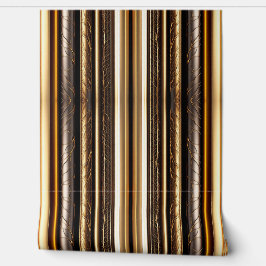 Hout Goud Moderne Kunst Lamperia Collectie Behang