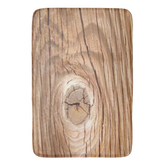 Hout Graan Knothole Bath Mat (Voorkant Verticaal)