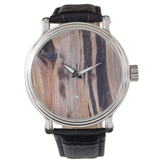 Hout Grain Watch Horloge (Voorkant)