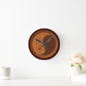 Hout Grain Yin Yang Novelty Wall klok (Huis)