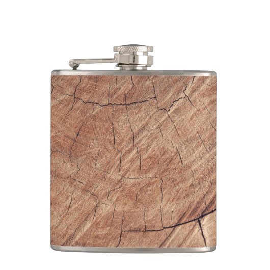 Hout Heupfles (Voorkant)