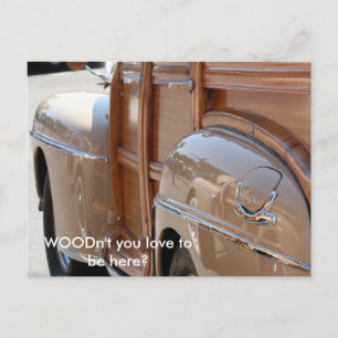 HOUT, hou je niet van hier te zijn? Briefkaart