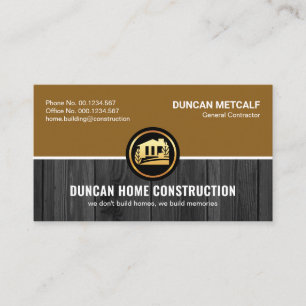 Hout Hout Bruine Lagen Bouw Handyman Visitekaartje