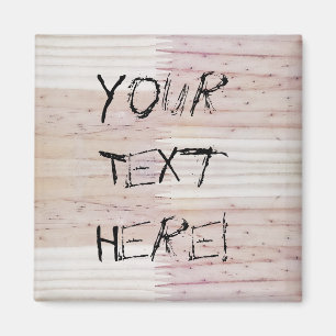 Hout Houten Textuur Uw Tekst Hier Magneet