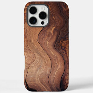 Hout in Beweging Patroon Rustiek Klasse Stijlvol iPhone 16 Pro Max Hoesje