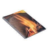 Hout in brand notitieboek (Rechterzijde)