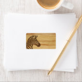 Hout Inlay Zebra Etiket (Insitu)