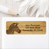 Hout Inlay Zebra Etiket (Insitu)