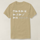 Hout is leven t-shirt (Design voorkant)