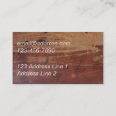  hout Kijk uit Visitekaartje (Achterkant)